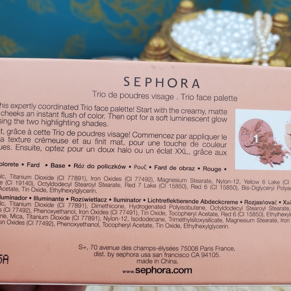 Sephora Collection Dare Blush Highlighter Trio Face Palette NEW - Picture 6 of 7